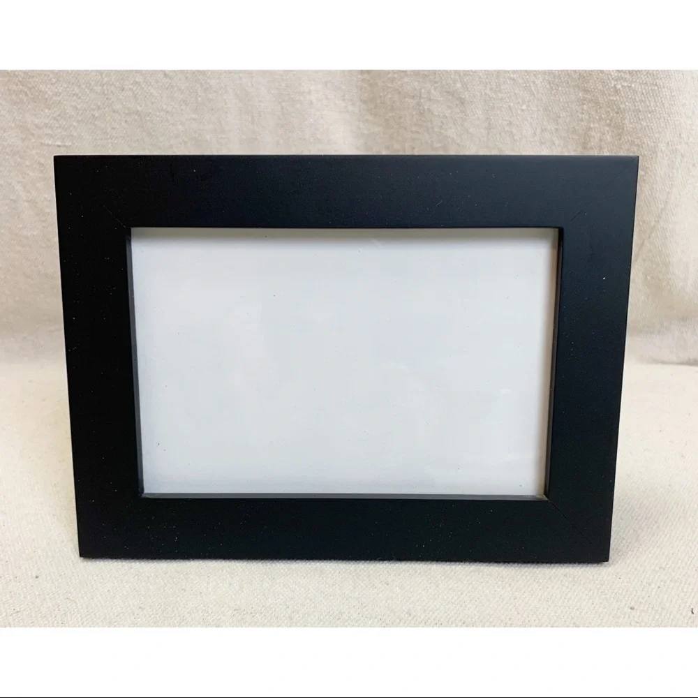 Simple Black Wood Frame Hang or Tabletop